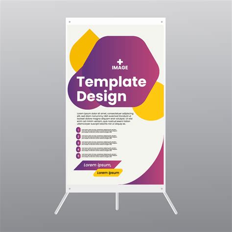 template y banner design show exhibition display promotion 12865839 Vector Art at Vecteezy