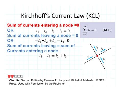 Formula Kirchhoff's Current Law