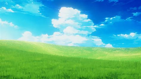 ArtStation - Anime Grass field