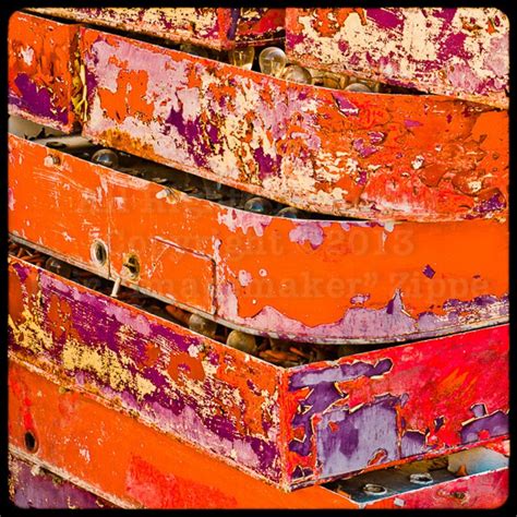 Peeling Paint Abstract Art Photo Red Art Orange Art Las - Etsy