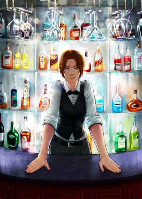 bartender | Female bartender, Bartender, Cyberpunk female