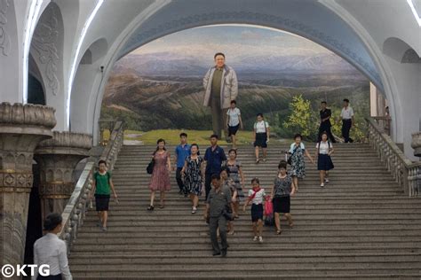 Pyongyang metro - low cost North Korea tours with KTG North Korea Travel