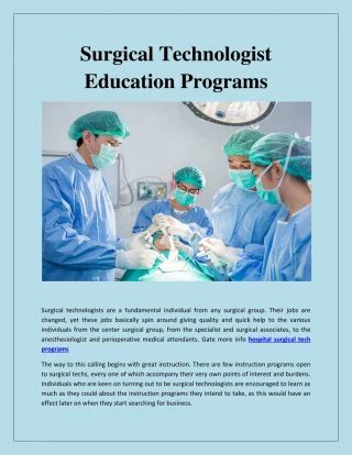 PPT - Online Surgical Tech Certification Training Program PowerPoint Presentation - ID:11038576