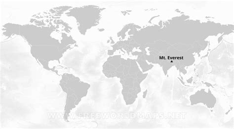 Mount Everest Map