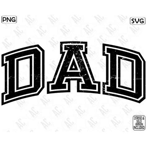 Dad Svg, Dad Png, Jersey Font Vintage Dad Svg Cut File, Retr - Inspire Uplift