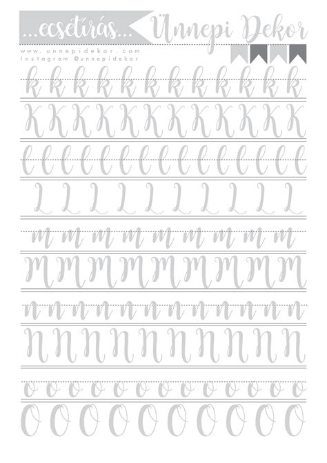 Handwriting Fake Calligraphy Practice Sheet – Pretty Prints & Paper | Printable Calligraphy ...