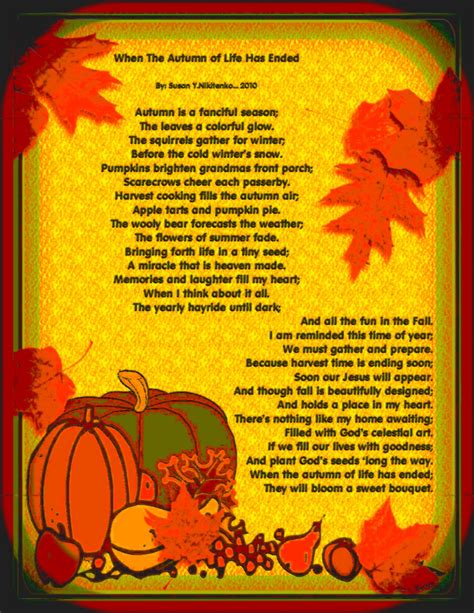 Autumn Poems And Quotes. QuotesGram