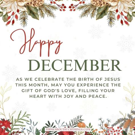 34 Beautiful December Blessings To Share During The Holidays | Think ...