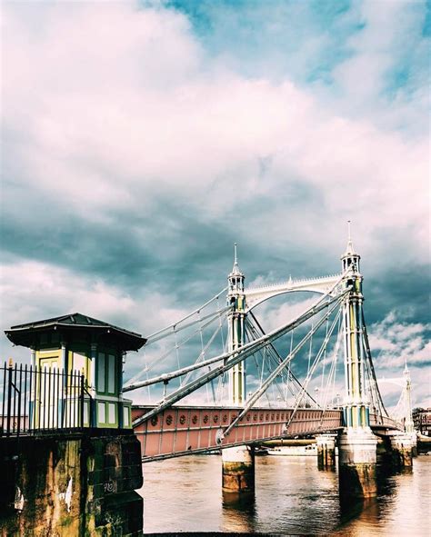 Albert Bridge #London. | London photos, London town, Kensington and chelsea