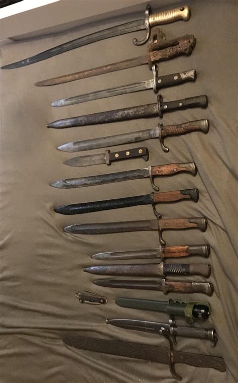 My collection of sharp things : r/Militariacollecting