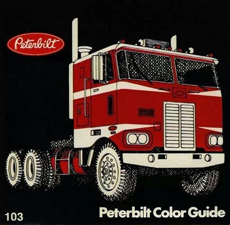 Pin by James Seidl on Peterbilt color guide | Peterbilt trucks, Peterbilt, Trucks