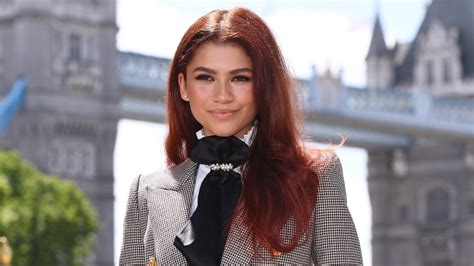 Zendaya Rocks Red Hair to Pay Homage to MJ Ahead of 'Spider-Man: Far ...