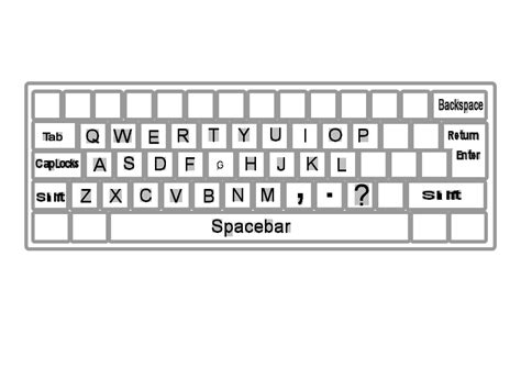 Keyboard Clip Art at Clker.com - vector clip art online, royalty free ...