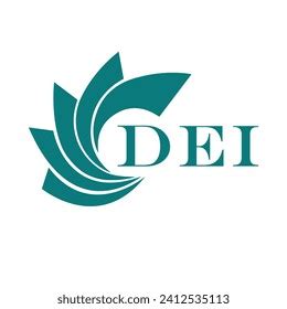 Dei Letter Design Dei Letter Technology Stock Vector (Royalty Free ...