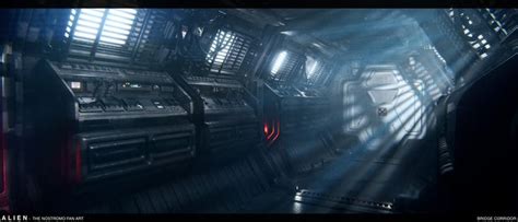 ArtStation - ALIEN - The Nostromo Fan Art, Ian Stewart | Fan art, Alien ...