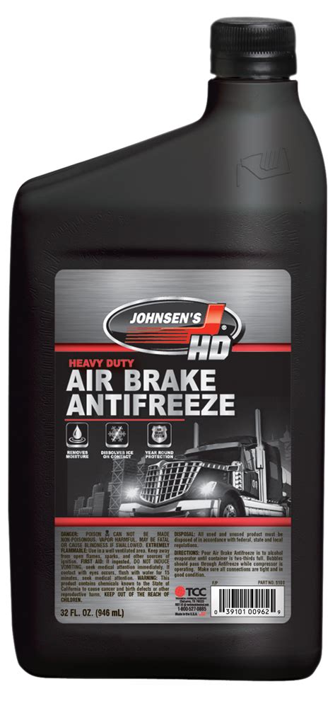 Johnsen's 32oz Hd Air Brake Anti-Freeze 5100