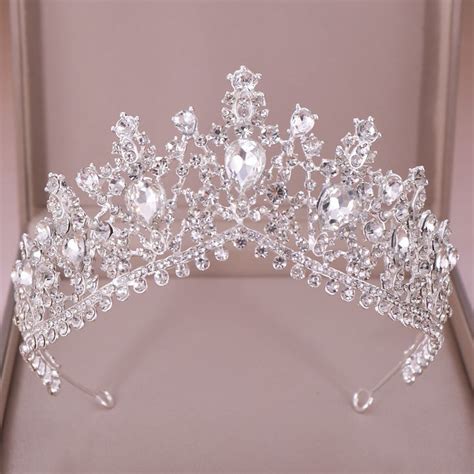 Water Drill Wedding Crown,Bride Crown,H1084 | Quinceanera tiaras ...