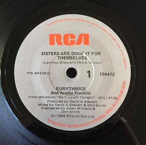 Eurythmics And Aretha Franklin - Sisters Are Doin' It For Themselves (1985, Vinyl) | Discogs