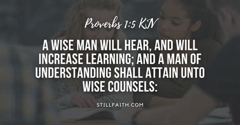 100 Bible Verses about Learning (KJV) | StillFaith