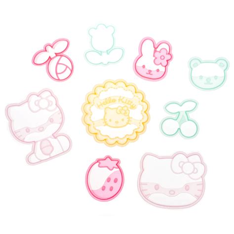 Hello Kitty Cookie cutter set in Hello Kitty bag #hellokitty # ...