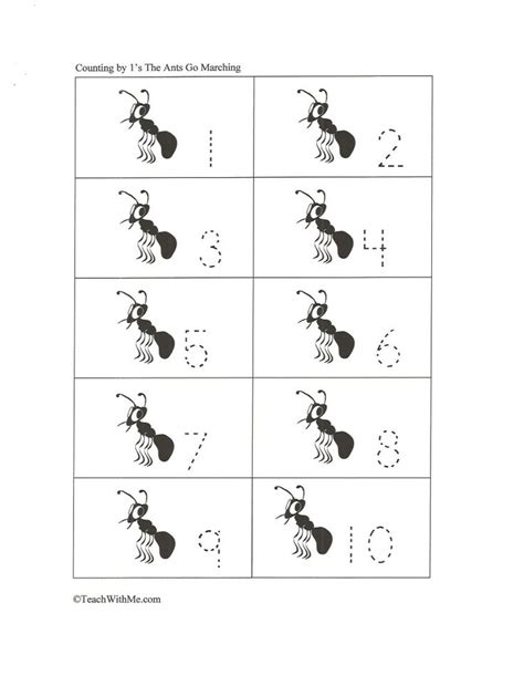 The Ants Go Marching Story Cards - Classroom Freebies | Insects ...