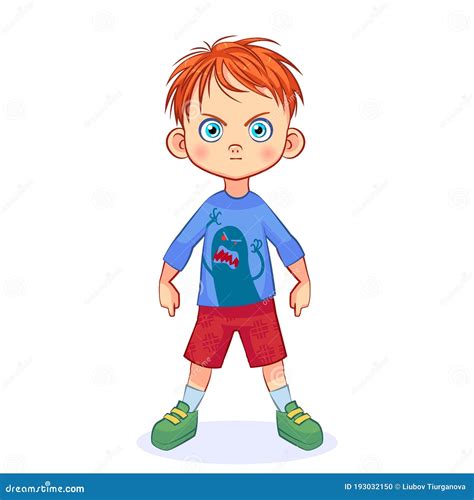 Children`s Serious and Determined Emotion. Stock Vector - Illustration of facial, determined ...