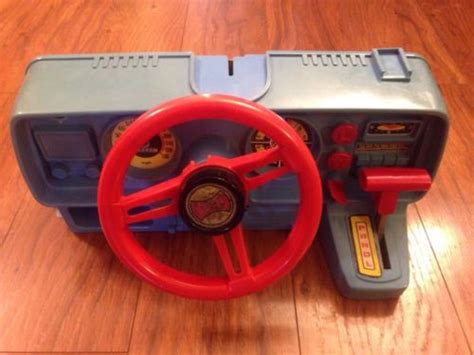 VINTAGE Police Car Dashboard Steering Wheel Toy -- Antique Price Guide Details Page