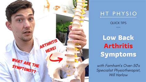 Low Back Arthritis Symptoms – How to Spot Them! | HT Physio Quick Tips - HT Physio