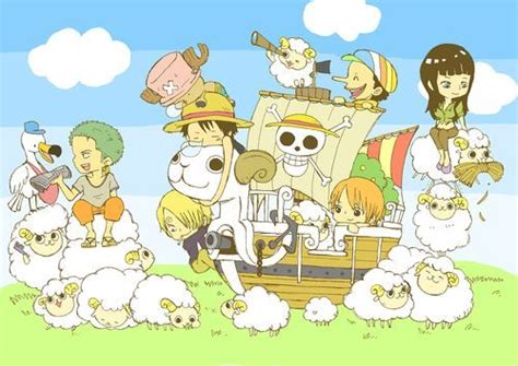 Going Merry Chibi | One piece, One piece meme, One piece manga