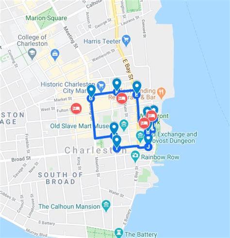 French Quarter, Charleston SC – A self guided DIY Walking Tour! (2 hours) Save this Map!! https ...