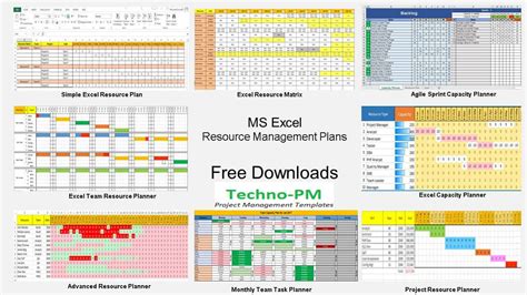 Resource Planning Excel Template