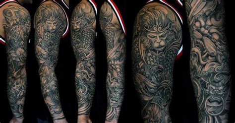 60 Monkey King Tattoo Designs For Men - Sun Wukong Ideas