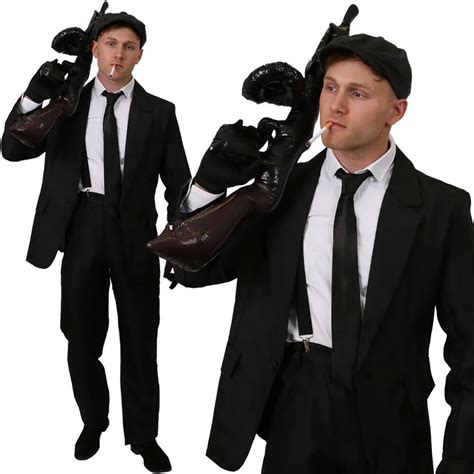 SHELBY GANGSTER COSTUME MENS PEAKY BLINDERS FANCY DRESS OUTFIT 1920S ...