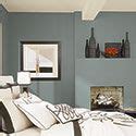 van courtland blue from Benjamin Moore | Best bedroom paint colors, Yellow bedroom, Bedroom wall ...