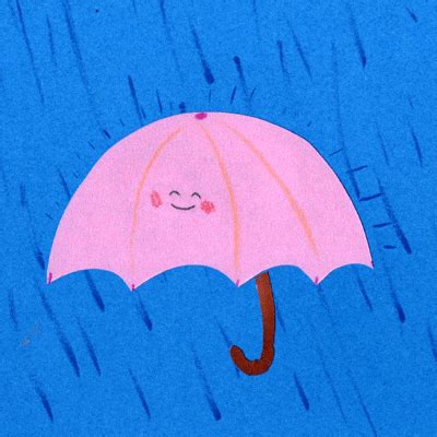 Happy Rain GIF by Philippa Rice - Find & Share on GIPHY