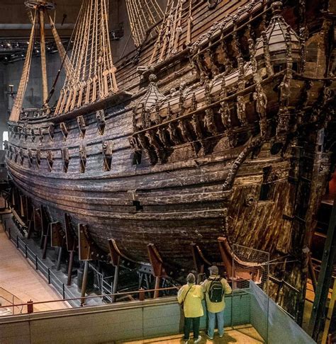 The Swedish warship Vasa. Today Vasa is the world's best preserved 17th ...