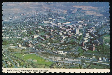 Aerial View of Washington State University, circa 1980 - P… | Flickr