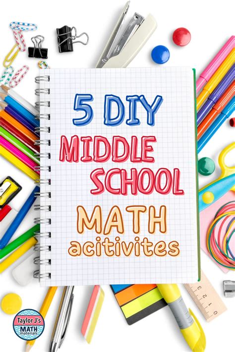 5 Engaging Middle School Math Activities – Great for anytime of the year!