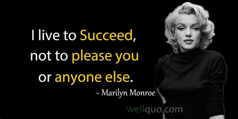 Marilyn Monroe Quotes on Success, Fame and Happiness - Well Quo