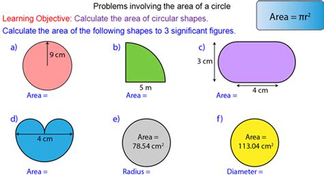 Area of Circles Problems - Mr-Mathematics.com