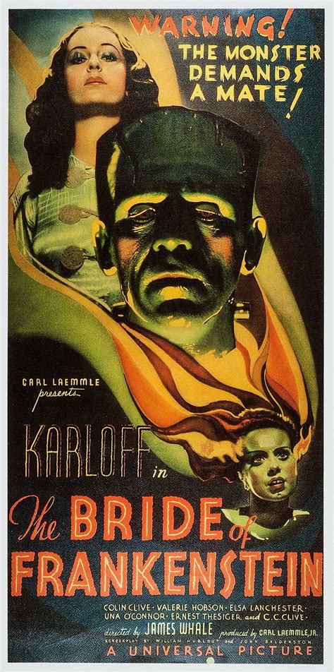 The Bride of Frankenstein (1935) USA Universal Horror D: James Whale. Boris Karloff, Colin Clive ...