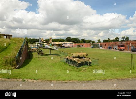 Fort Paull Museum, gun battery, artillery, coastal fortifications Stock Photo - Alamy