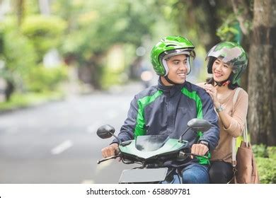 Happy Commercial Motorcycle Taxi Driver Taking Stock Photo 658809781 | Shutterstock