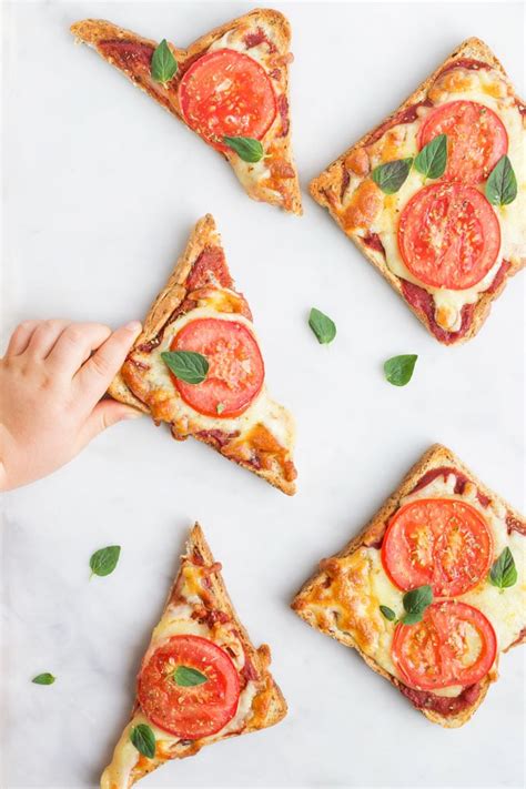 Pizza Toast - Healthy Little Foodies