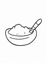 Oatmeal Coloring Pages sketch template