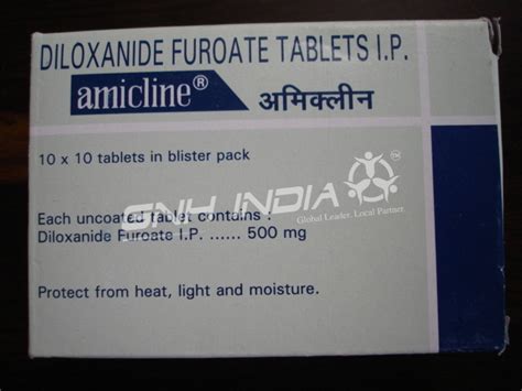 BUY Diloxanide Furoate Tablets IP (Amicline) 500 mg Tablets online at GNH India.