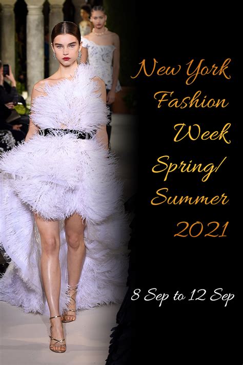 New York Fashion Week 8-12 September 2021