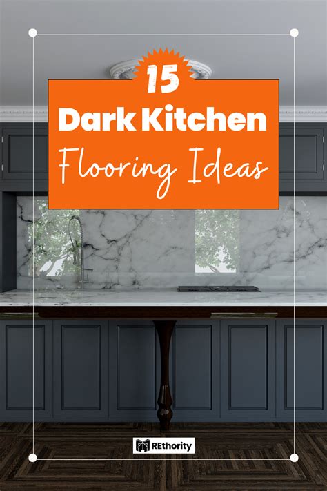 15 Dark Kitchen Flooring Ideas We Love in 2024 | Kitchen flooring, Dark kitchen floors, Kitchen ...