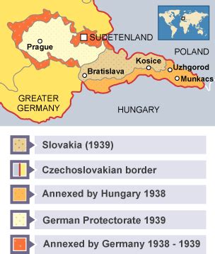 Partition of Czechoslovakia, 1938 - 1939 - Final steps to war - National 5 History Revision ...