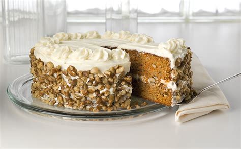 Black Walnut Carrot Cake with Cream Cheese Frosting - Hammons Black Walnuts